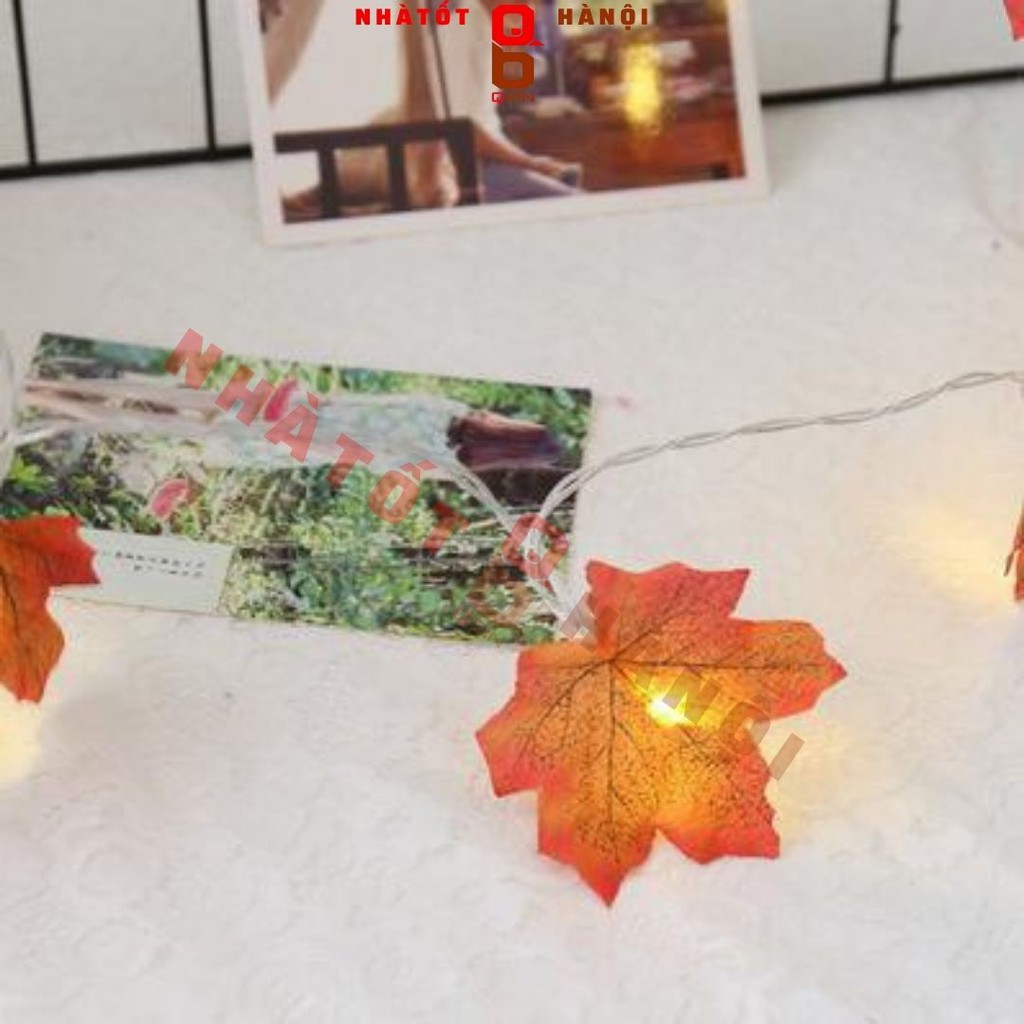 Đèn led dây 3-6M trang trí nhà cửa Hình Lá Phong đỏ Led tiktok phòng ngủ chân cắm USB tiện lợi led siêu bền chống cháy
