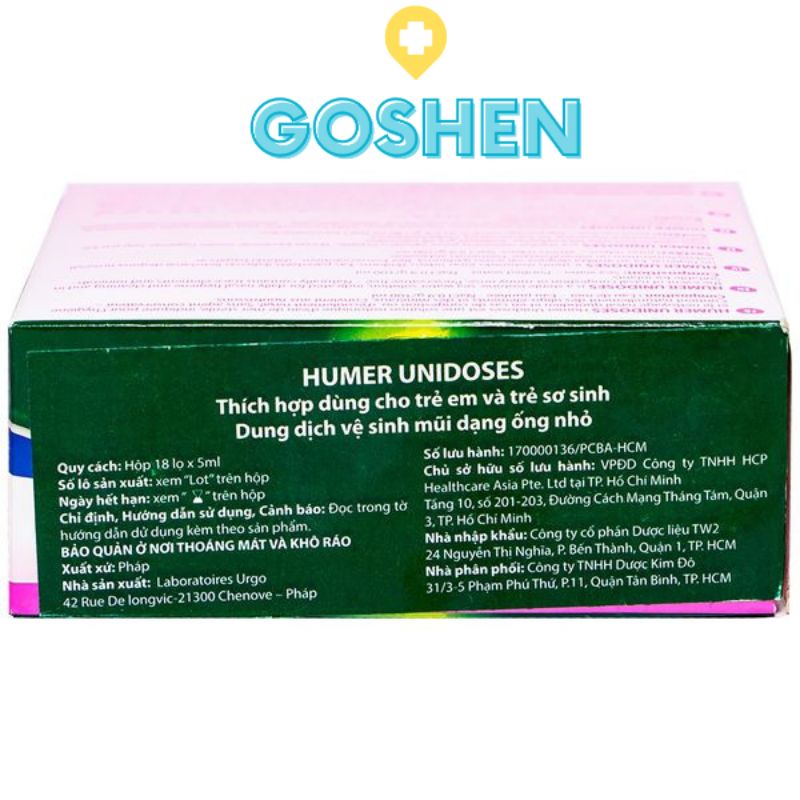 1 Tuyb Nước biển vệ sinh xoang mũi cho trẻ sơ sinh Humer hồng