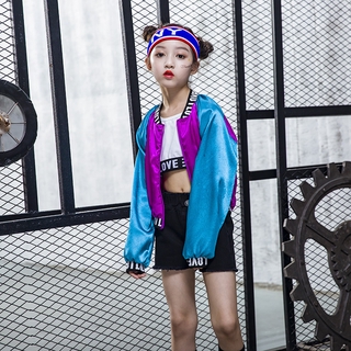 Áo khoác biểu diễn phong cách hip hop cho bé