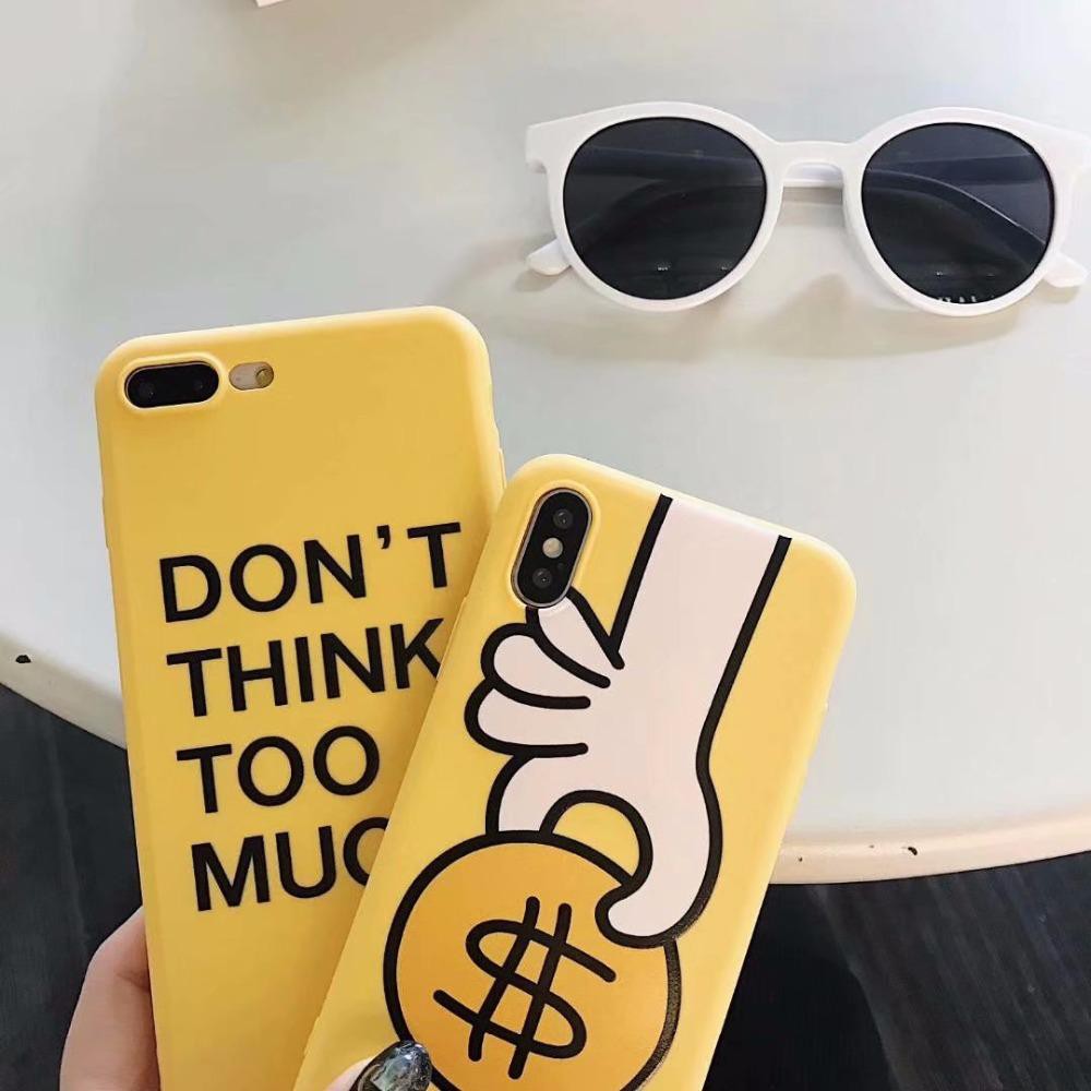 Ốp lưng iphone DON'T THINK TOO MUCH ip 6 6s 6splus 7 8 x xr xs max 11 pro max (a162)