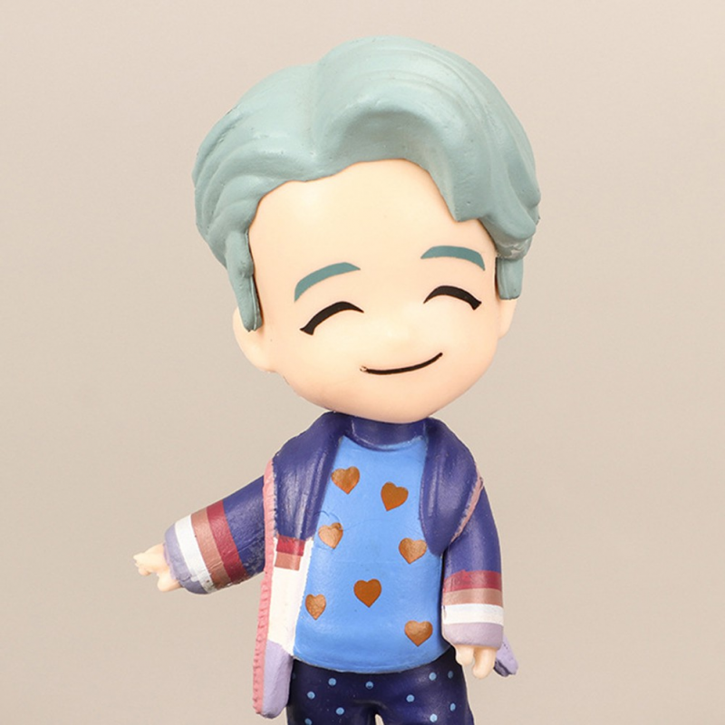 Set 7 Mô Hình Các Nhân Vật Trong Bts Trang Trí