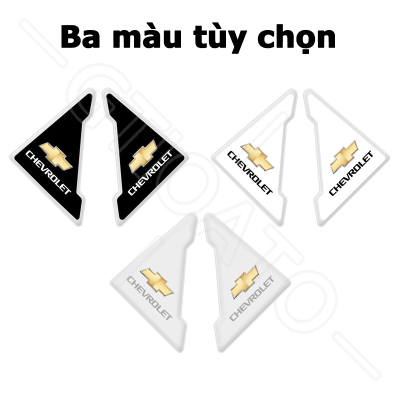 GTIOATO ChốNg Va ĐậP CửA Ô Tô Dán Góc Cửa Ô Tô Miếng Dán Chống Trầy Xước Ô Tô Miếng Dán Xe Trang Trí Ô Tô Cho Chevrolet Cruze Spark Captiva Sonic Camaro Aveo Colorado Corvette Silverado Tahoe Spin Optra Orlando Trax Vivant Traiblazer