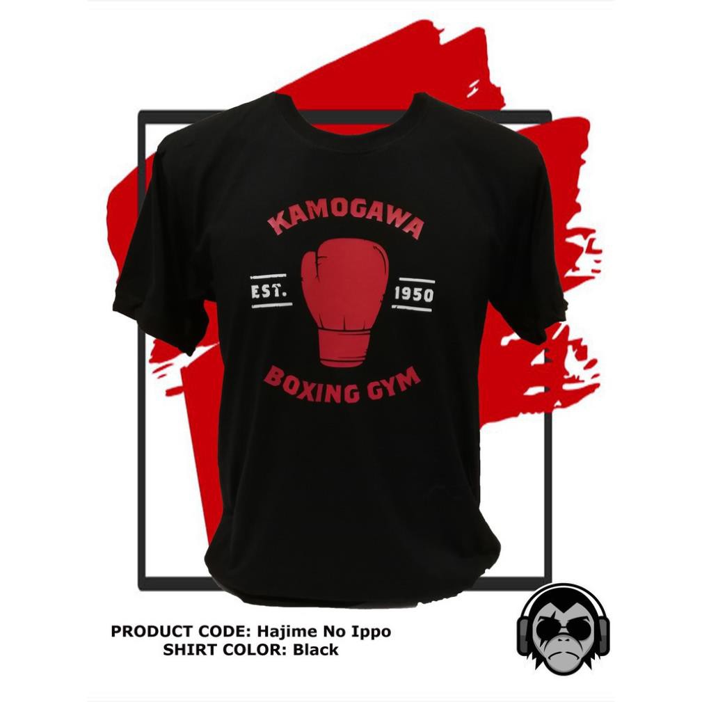 Áo thun HAJIME NO IPPO Kamogawa Boxing Gym, Knock Out Anime unisex đẹp