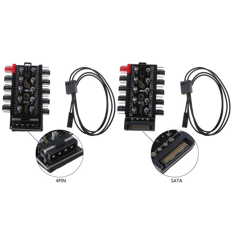 Bộ Chuyển Đổi Nguồn Điện 4-Pin PWM PC CPU SATA Cho Quạt Tản Nhiệt