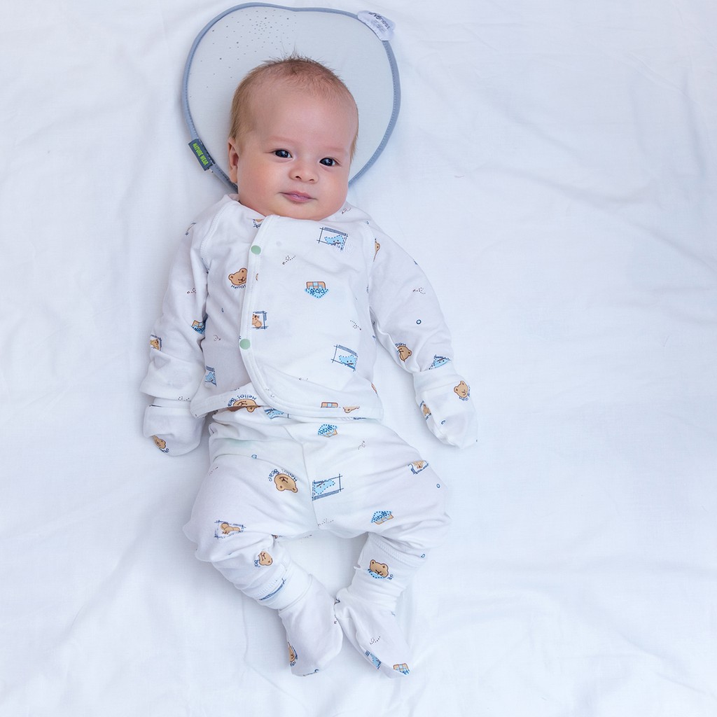 Bộ dài tay cài chéo Nature Wear