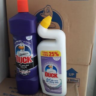 Combo Tẩy nhà tắm và Tẩy bồn cầu DUCK