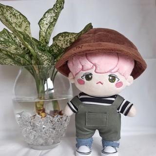 Outfit doll 20 - Set yếm xanh rêu thẫm