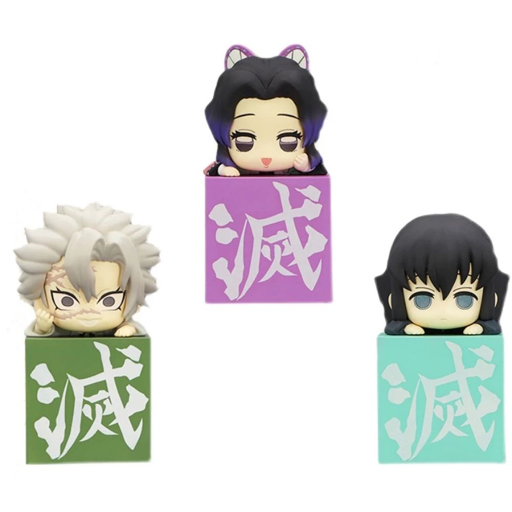 Đồ chơi mô hình các nhân vật Agatsuma Zenitsu Kamado Tanjirou Tokitou trong Demon Slayer