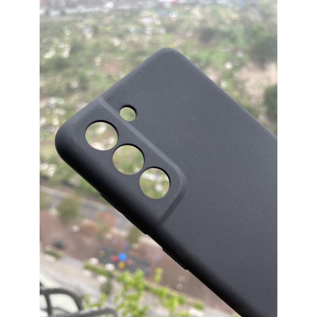 Ốp lưng dẻo cho Samsung Galaxy S21 FE - đen cao cấp, chống bám vân tay