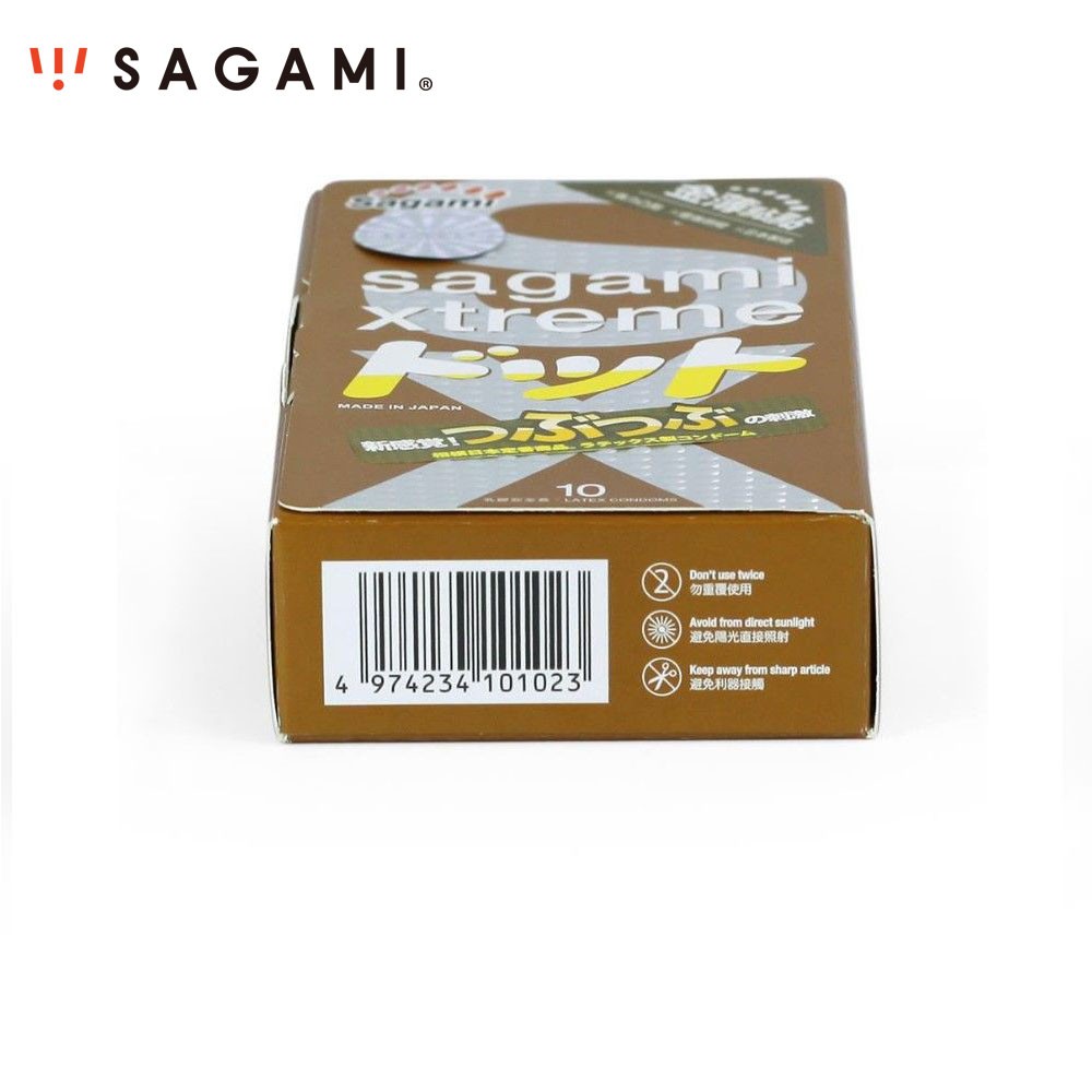 Hộp 10c Bao Cao Su Nhật Bản SAGAMI XTREME FEEL UP Gai Sần Kéo Dài Thời Gian