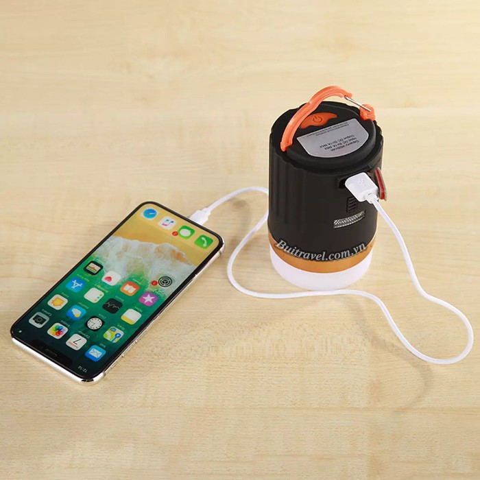 Đèn treo lều dã ngoại có điều khiển từ xa- Đèn dã ngoại tích điện- Bụi Travel