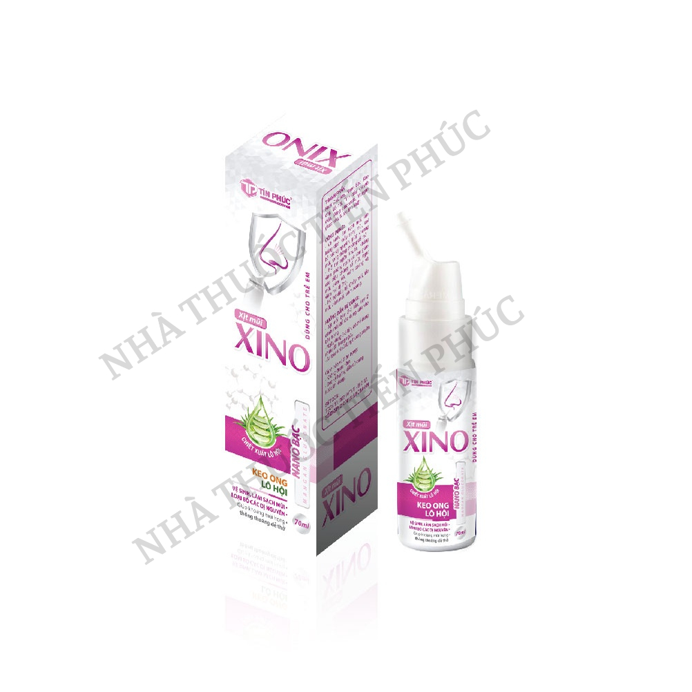 Xịt mũi Xino 70ml - giảm viên mũi dị ứng, viêm xoang, hắt hơi sổ mũi cho bé, người lớn
