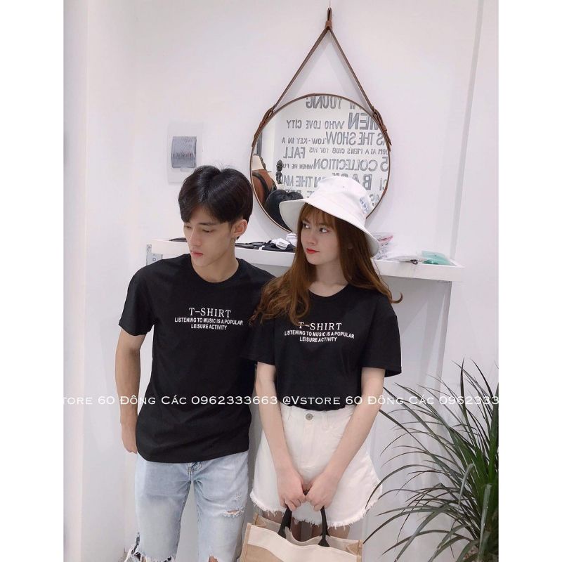 Áo đôi nam nữ cá tính, from rộng Unisex hàng loại 1