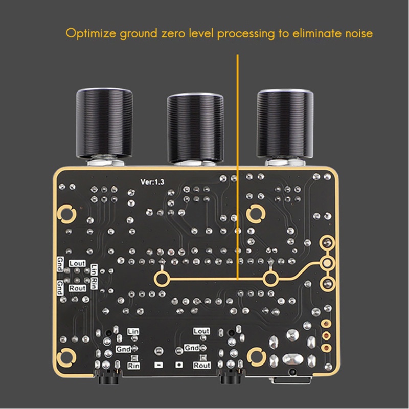 Bảng mạch khuếch đại âm thanh 100HZ / +-8DB NE5532 HIFI