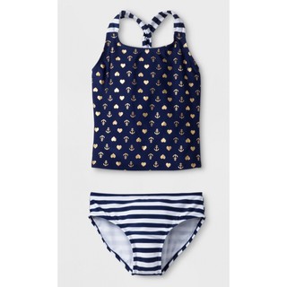 Đồ bơi bé gái (4 tuổi - 14T) dòng Tankini. Hàng xuất xịn của Cat and Jack, vải chống tia UV lun ah, và đang onweb ah.C