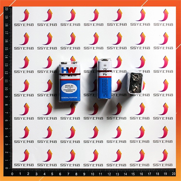 Pin vuông 9V siêu bền (Màu ngẫu nhiên) - Tự học Arduino