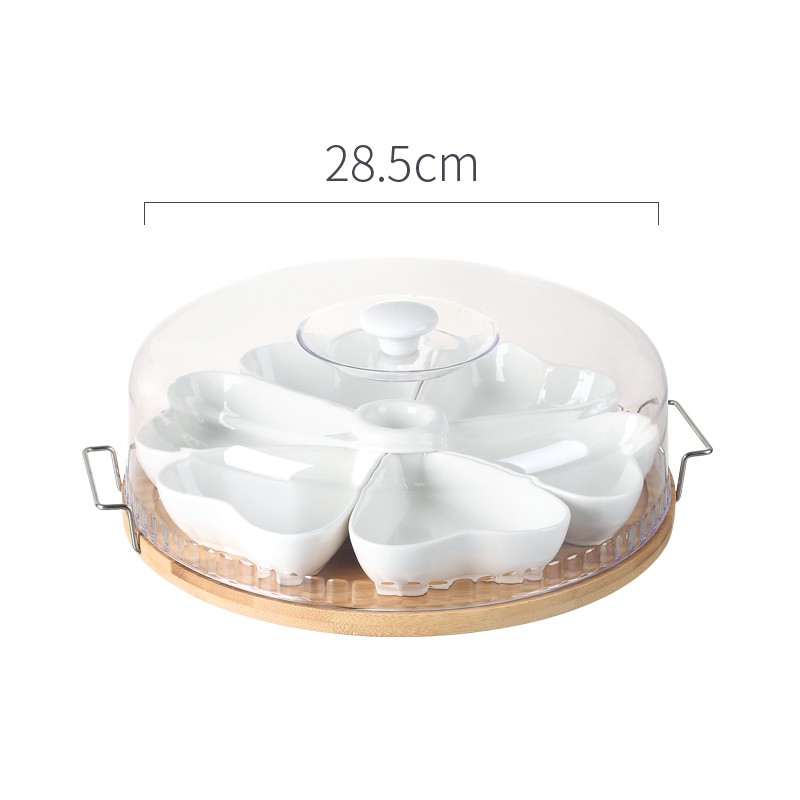 Khay mứt tết gốm sứ ceramic phong cách NHẬT BẢN