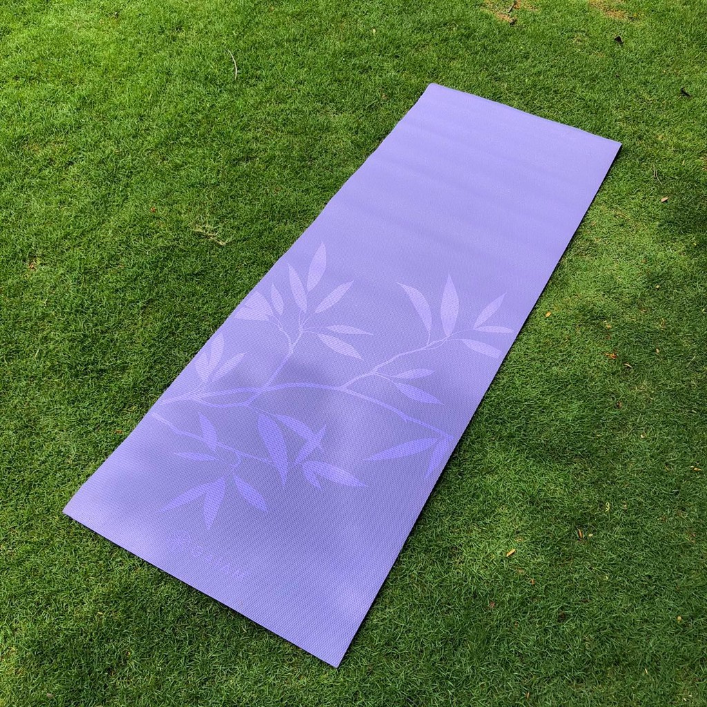 THẢM TẬP YOGA - THẢM TẬP GYM CHẤT LIỆU PVC HOẠ TIẾT + TẶNG KÈM TÚI VẢI