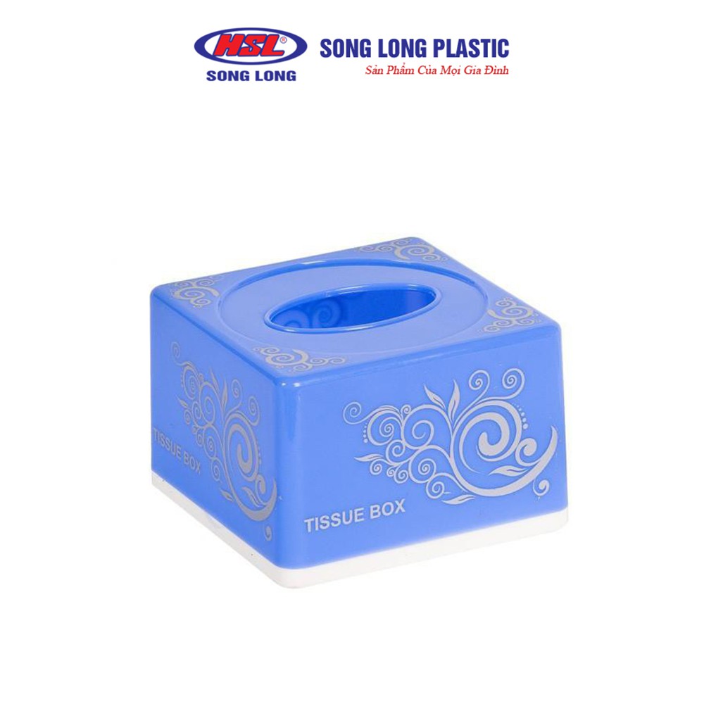 Hộp giấy vuông hoa Song Long Plastic - 2401