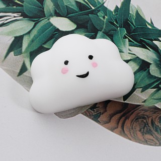 Soft Silicone Squishy Toy Squish Squeeze Hand Fidget Toy – Cute Cloud, Size: 5 x 3.3cm