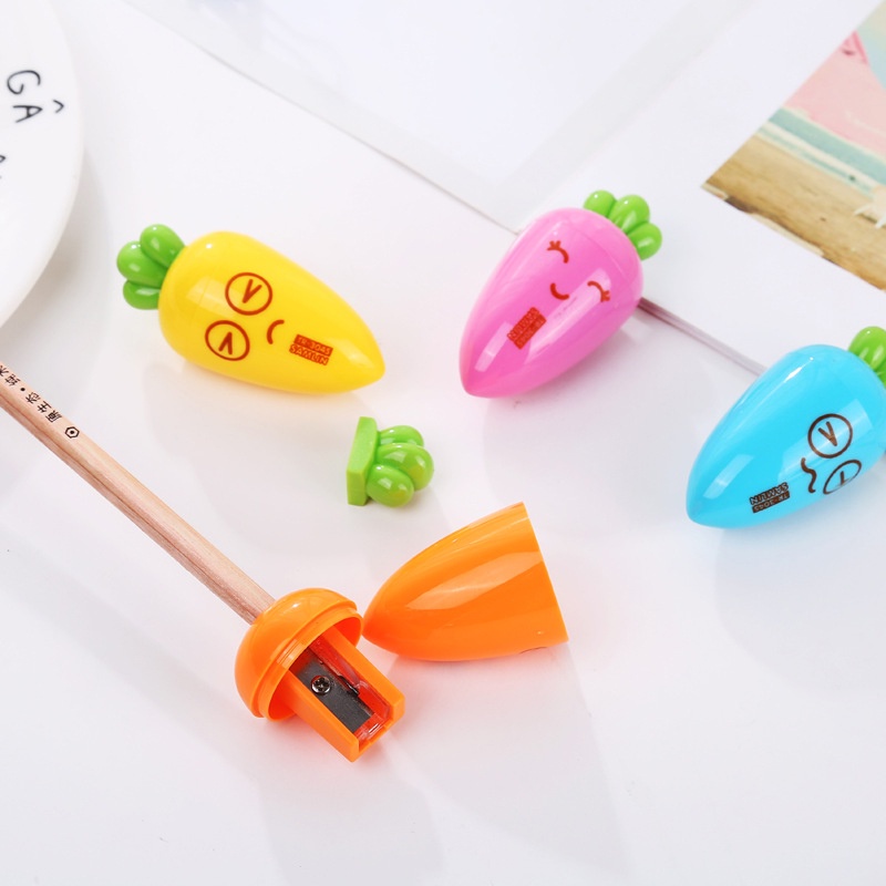 1 Đồ Chuốt Bút Chì Hình Củ Cà Rốt Dễ Thương