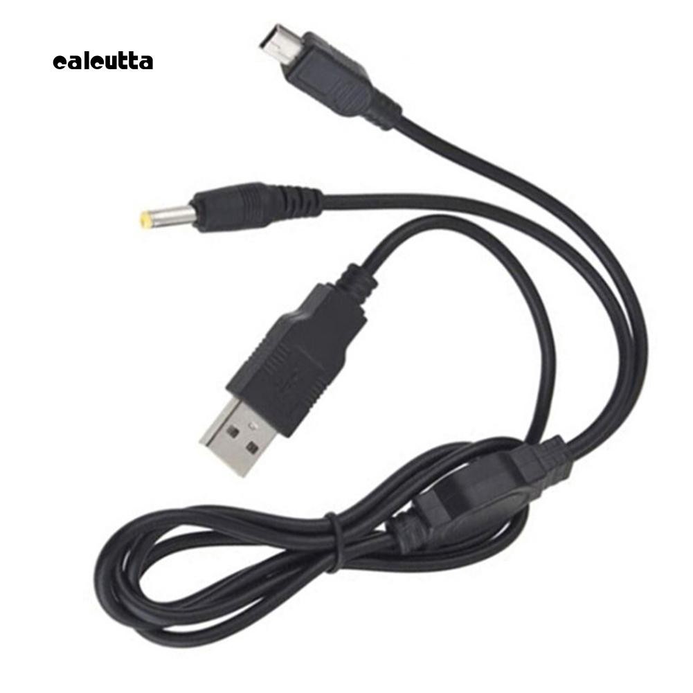 Dây cáp chuyển đổi cổng USB 2 trong 1 cho Sony PSP 2000 3000 sang PC