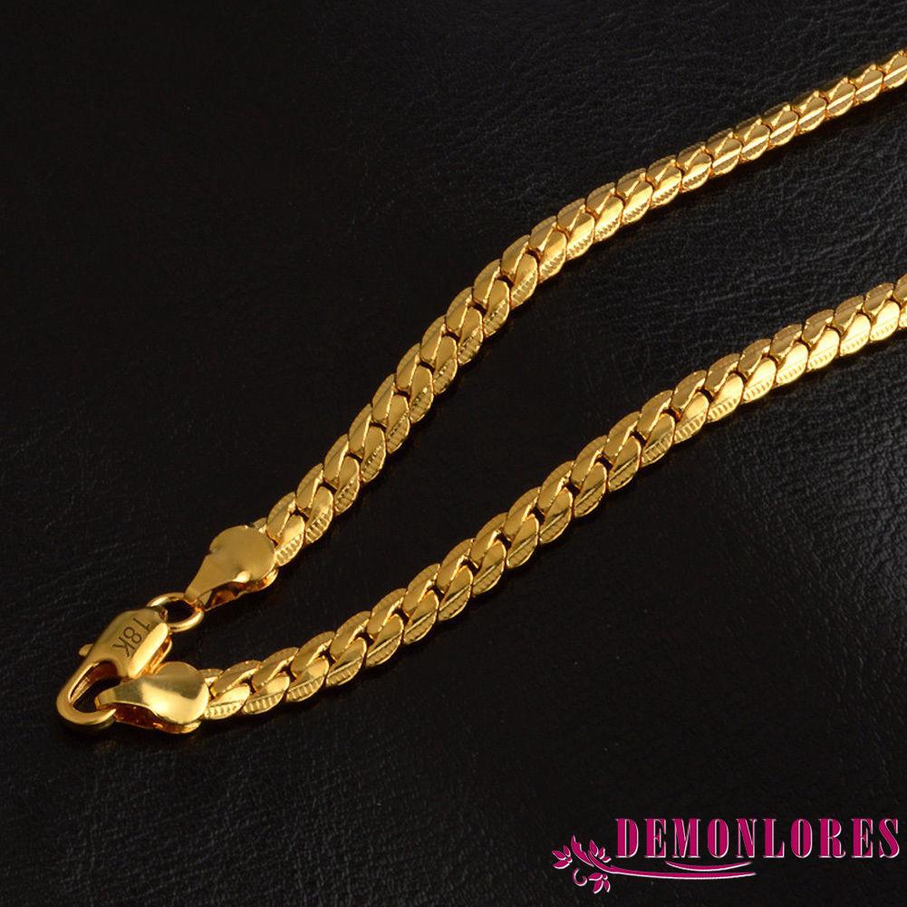 Dây chuyền dạng rắn mạ vàng 18K thời trang cho nam / nữ