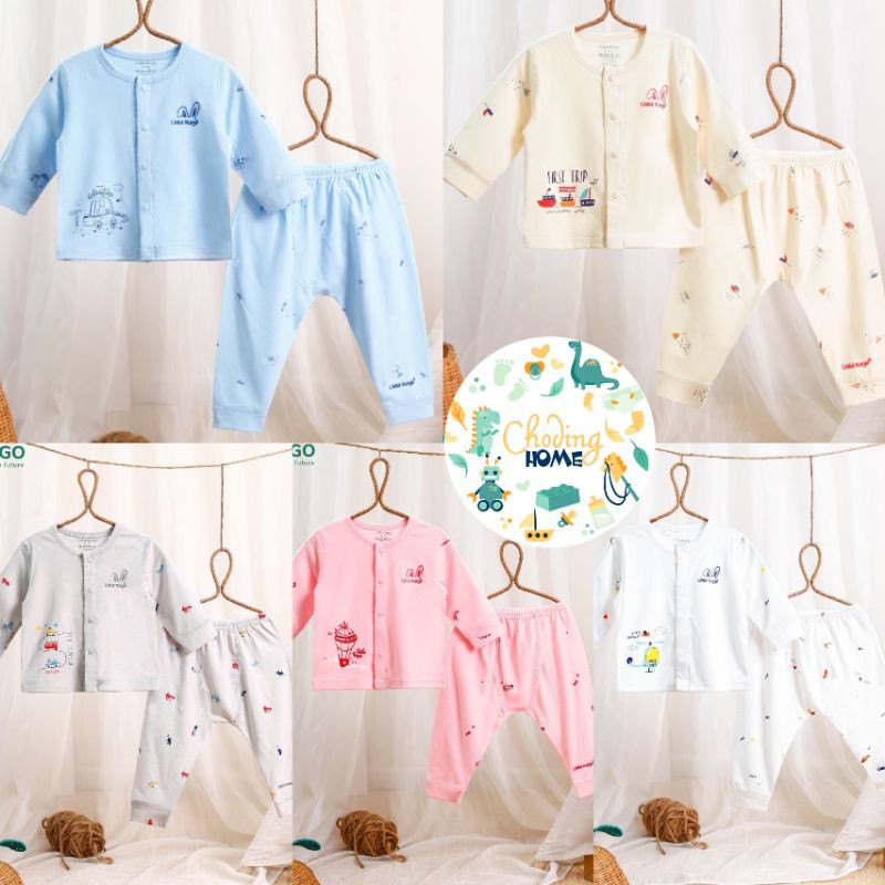 Bộ Sơ Sinh Cài Giữa Petit Uala 2218 2246 • 0-3M, 3-6M • Choding Home