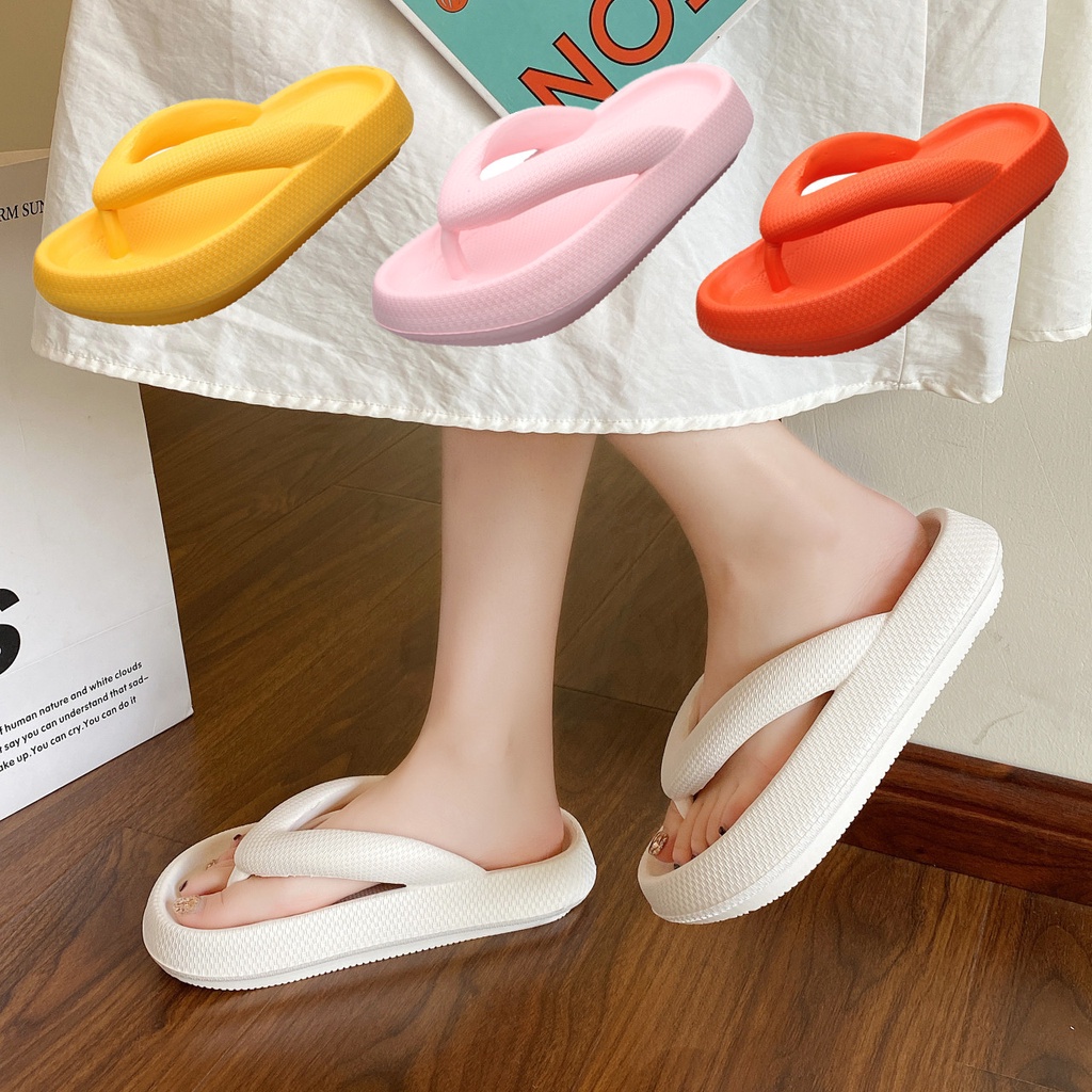 Dép Xỏ Ngón Đế Dày Thời Trang Cho Nữ