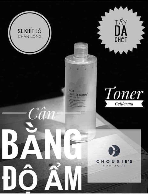 TONER TẨY DA CHẾT HOÁ HỌC MILD PEELING WATER CELLDERMA