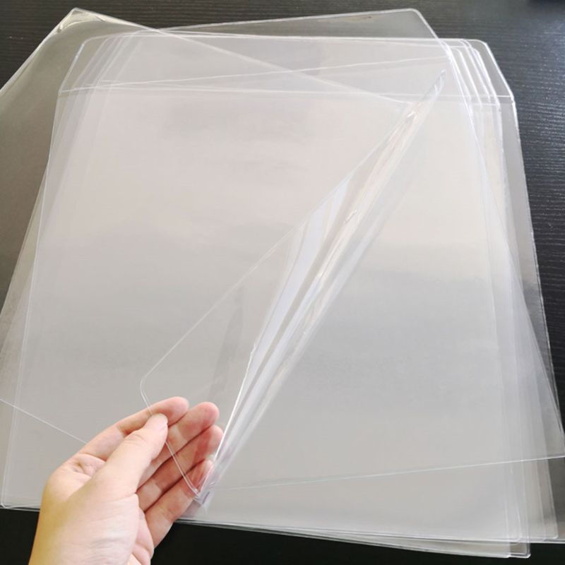 WIN 5Pcs/bag Thicken PVC Outer Sleeve Record Protective Bag for 12" LP Vinyl Records