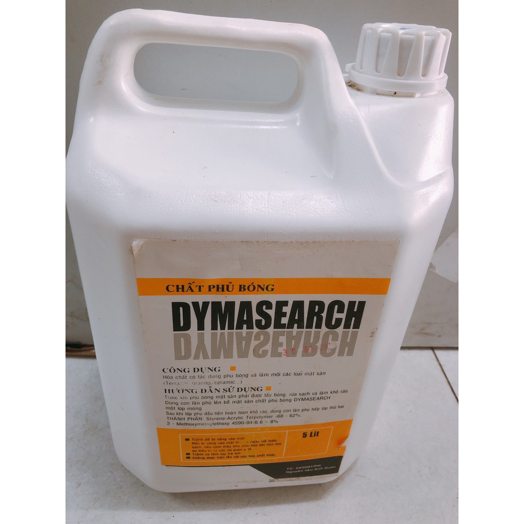 Dung dịch phủ bóng sàn Granite, đá mài, gạch bông, gạch tàu Dyma Search Can 5L