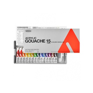 Màu acrylic gouache holbein 15 tuýp x 12ml
