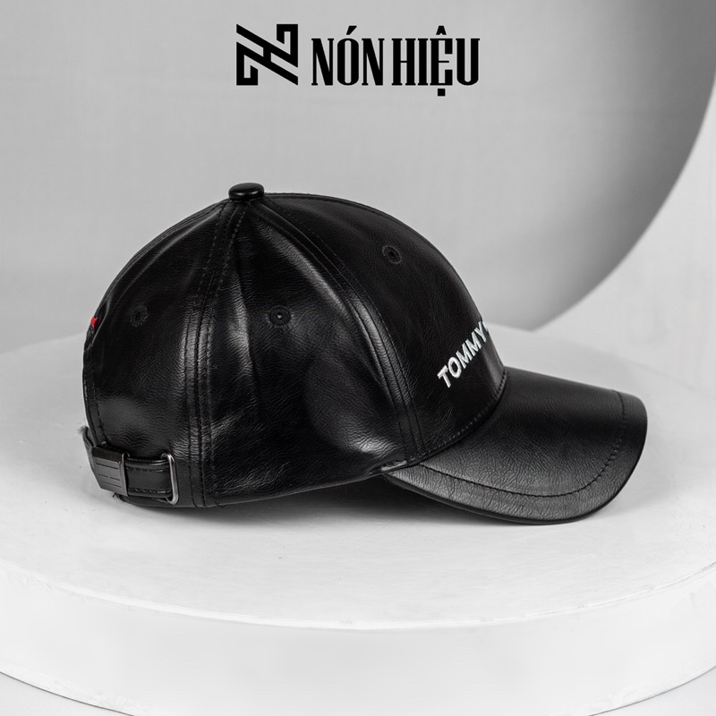 Mũ lưỡi trai Da cao cấp MADE IN TAIWAN Full Tem Mark hãng