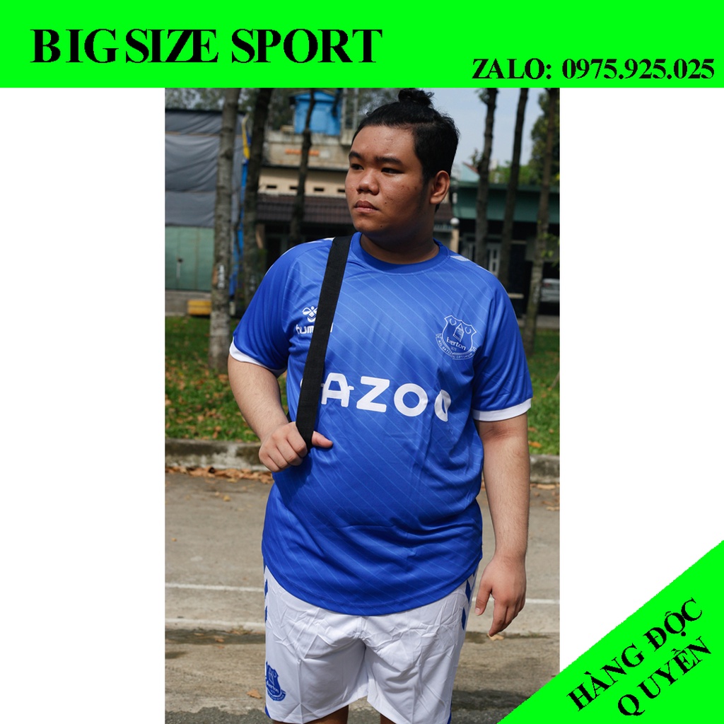 Bộ quần áo bóng đá everton size bự to cho người mập ú, quần áo thể thao big size - YESSPORT