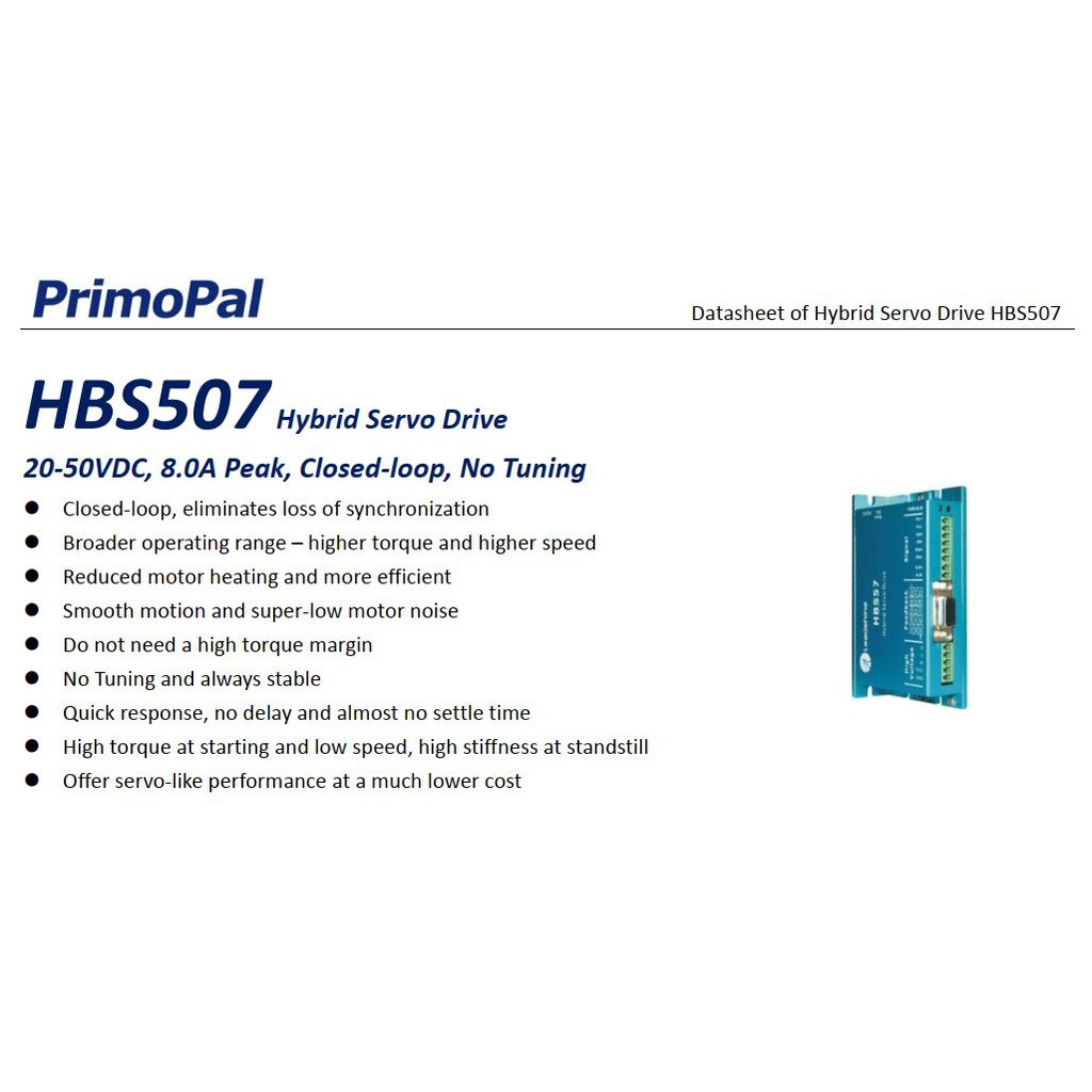 Driver điều khiển động cơ HBS57, HBS507 chính hãng leadshine