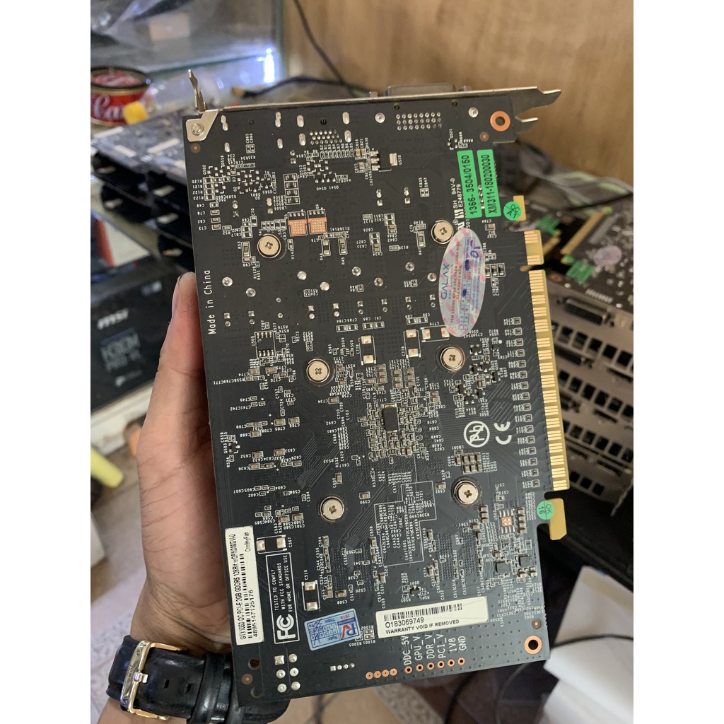 Card màn hình Galax GTX1050 2G D5 - Hàng siêu đẹp