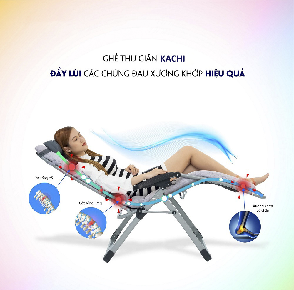 [Mã BMBAU300 giảm 10% đơn 499K] Ghế xếp thư giãn có đệm khung thép cao cấp, khóa ghế bằng thép