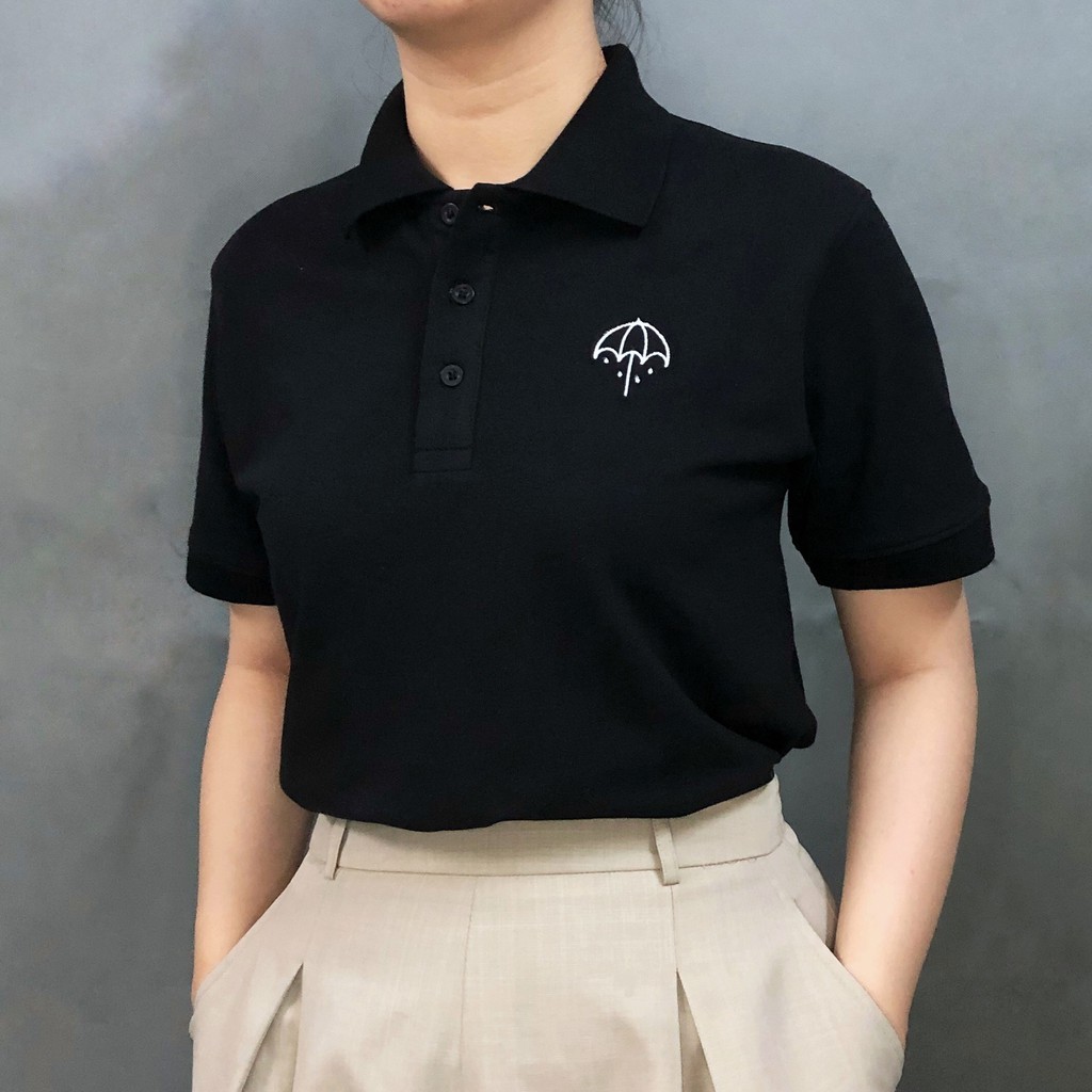 Áo thun POLO Unisex Cá sấu 4 chiều - Thêu Cái Ô | BigBuy360 - bigbuy360.vn