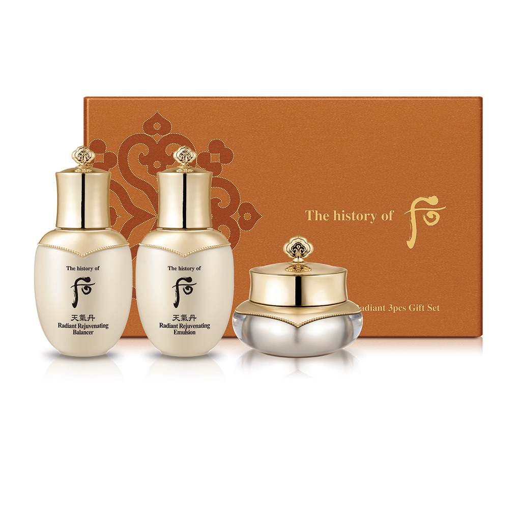 [HB Gift] Bộ 3 bước tái sinh da ngăn ngừa lão hóa The history of Whoo Cheongidan 3pcs 60ml