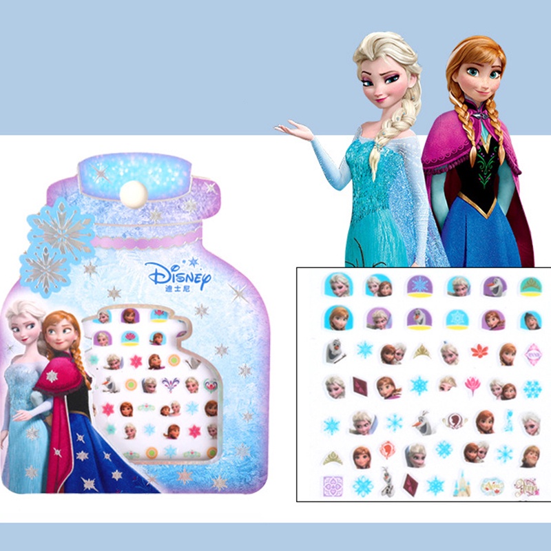 Hình Dán Móng Tay Disney Công Chúa Dễ Thương Akkku