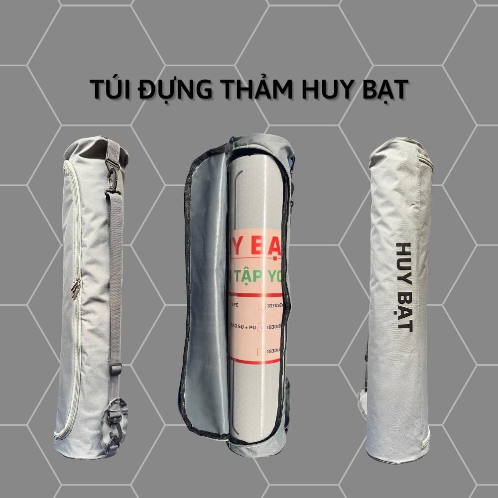 Thảm Cao Su Yoga Huy Bạt Chất Liệu Cao Su Thiên Nhiên Phủ Da Thấm Hút Mồ Hôi Chống Trượt Tặng Túi Chống Nước Và Chai Xịt