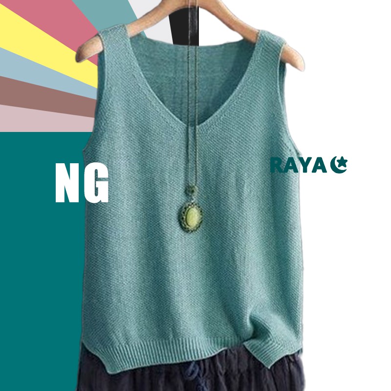 Áo không tay dáng rộng thời trang dành cho nữ có cỡ lớn | BigBuy360 - bigbuy360.vn