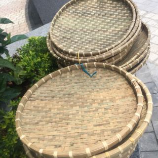 Mẹt tre mini trang trí, vẽ tranh