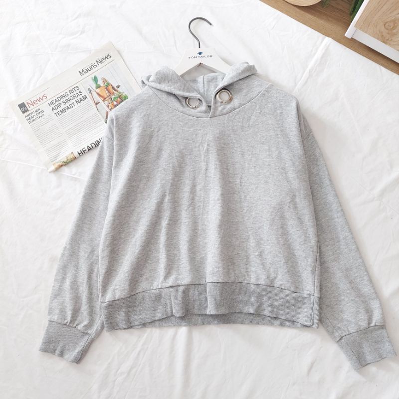 Áo hoodie khóa kéo nam nữ form rộng, áo khoác nỉ cotton dày dặn, 2hand