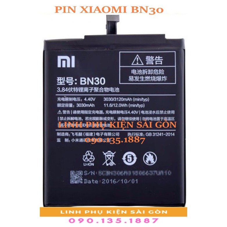 PIN XIAOMI BN30