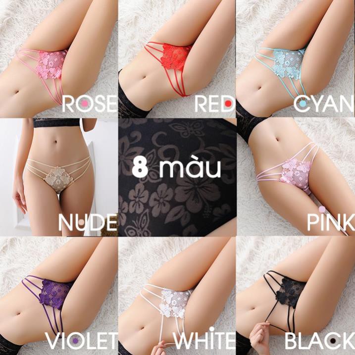 Quần lót ren ôm mông quyến rũ quần chip lọt khe nữ sexy quần xì freesize gợi cảm 265 | BigBuy360 - bigbuy360.vn