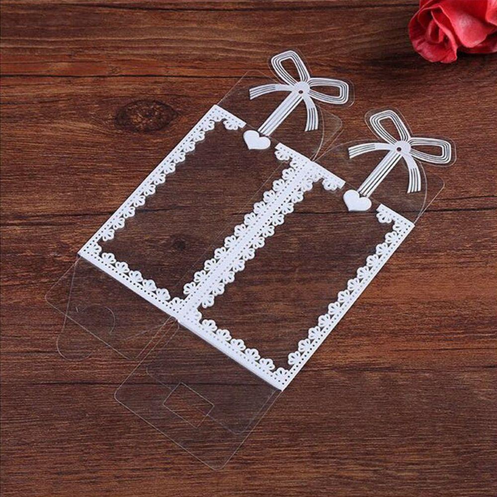 Set 10 Hộp Trong Suốt Đựng Kẹo / Sô Cô La / Bánh Ngọt