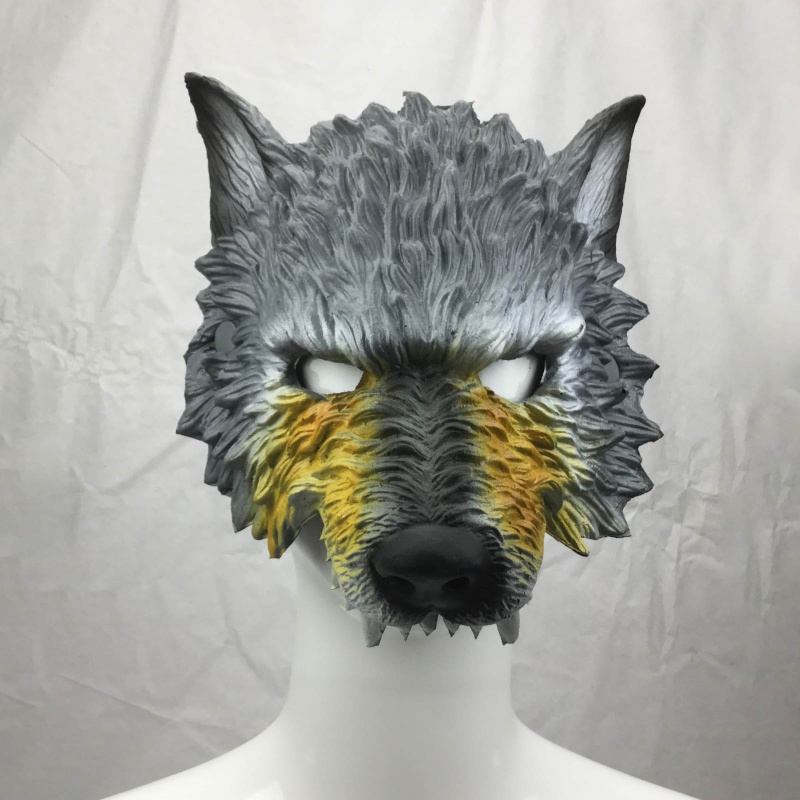 Đầu Sói 3D Hóa Trang Halloween