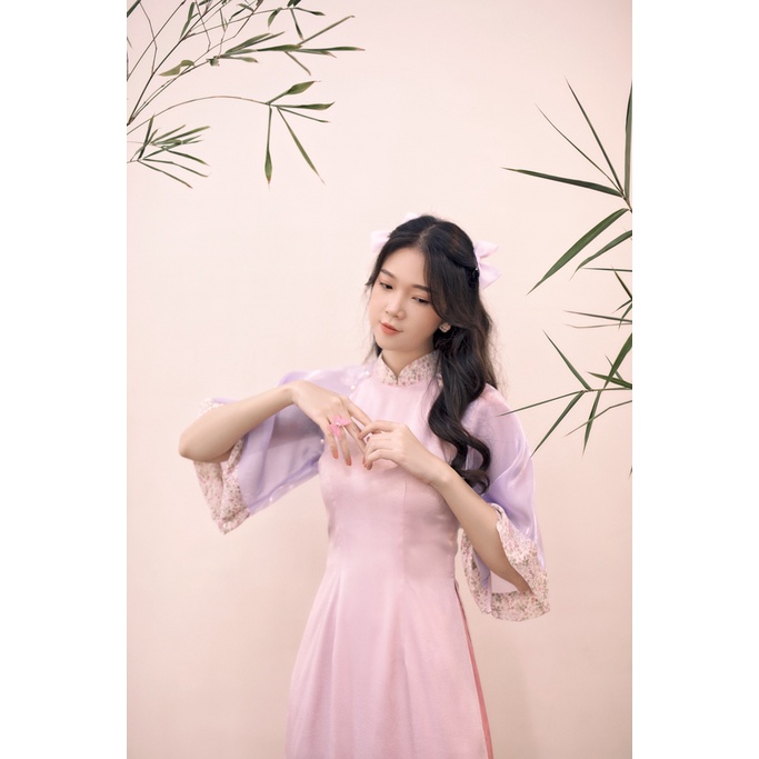 Sumire Store Áo dài Bách Hoa Xuân - Tím